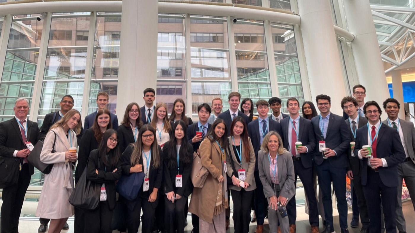 LeBow Undergraduate Career Services trip to NYC Spring 2024